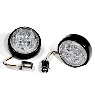 Fang Rear Red Halo Turn Signal Light with Bezel - Image 7