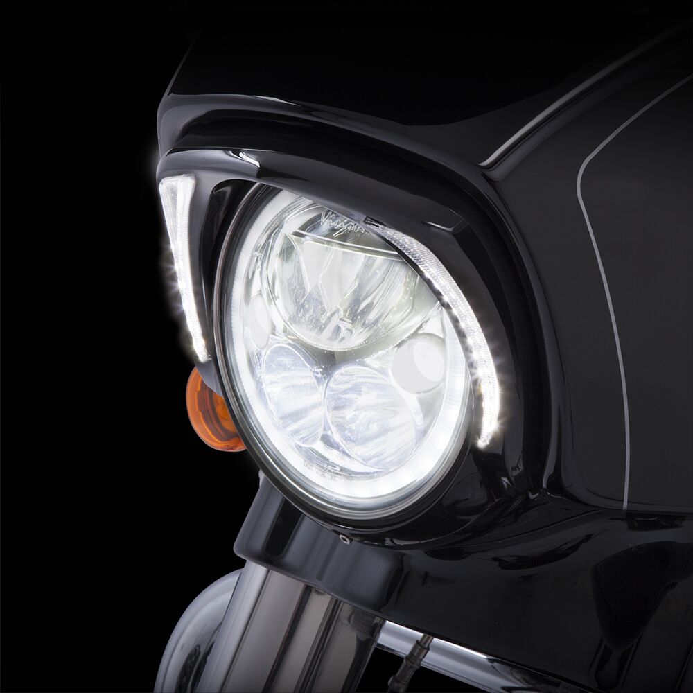 Fang LED Headlight Bezel w/ Turn Signals