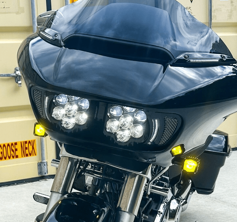 Shark Demon™ 2 Performance LED Headlight Kit for Road Glide Motorcycles - Image 2